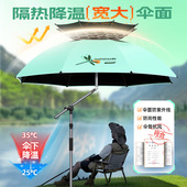 渔之源小蜻蜓钓鱼伞野钓户外露营专用防晒抗风垂钓万向机械臂钓伞