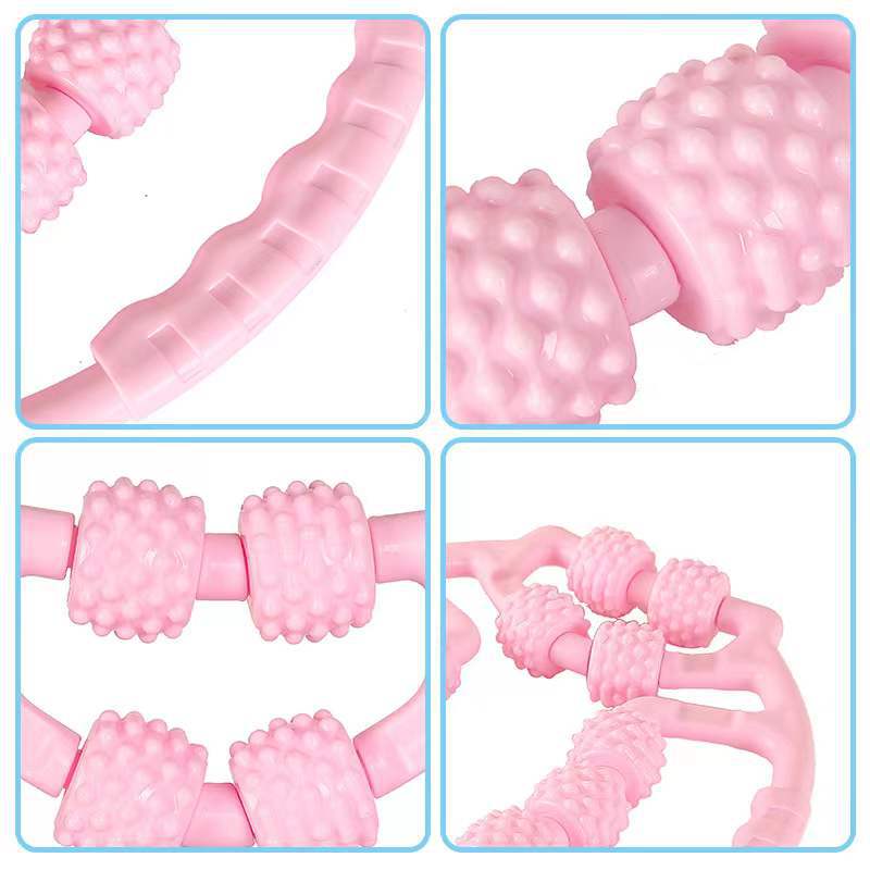 12轮环形夹腿器放松肌肉腿部按摩器家用瑜伽辅助美腿夹器