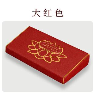 热销跪垫磕头垫禅修垫蒲团静坐上垫垫家用加厚布艺莲花垫椰棕拜神