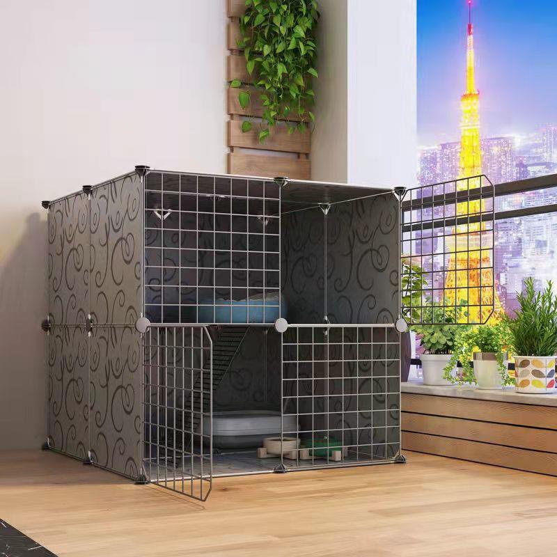 猫笼子家用室内超大自由空间猫屋猫舍猫窝宠物笼三层小型猫咪别墅