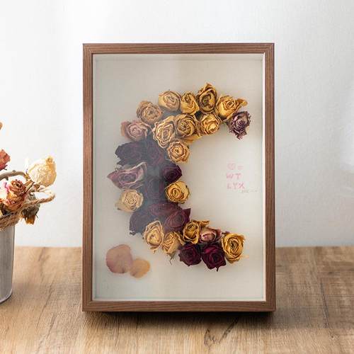 立体中空干花相框7寸DIY干花相框520礼物留念相框摆台A3A4画框