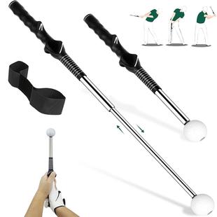HOW TRUE新品高尔夫球伸缩挥杆棒练习器初学者训练用品姿态矫正器