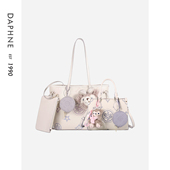 托特单肩斜跨包托特包印花精致小包 时尚 雅萌质感 达芙妮新款