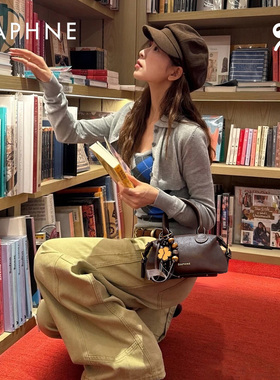 Daphne/达芙妮秋冬氛围单肩包经典百搭斜挎包日常通勤枕头包25091