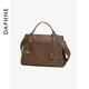 达芙妮Daphne时尚 凯莉包单肩大容量高级感通勤手提包DFN10435
