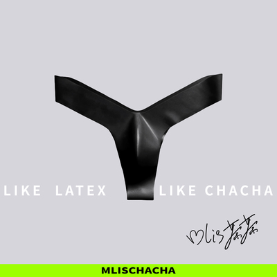MLISCHACHA-mlis茶茶乳胶男款3D立体丁字内裤一片式无痕