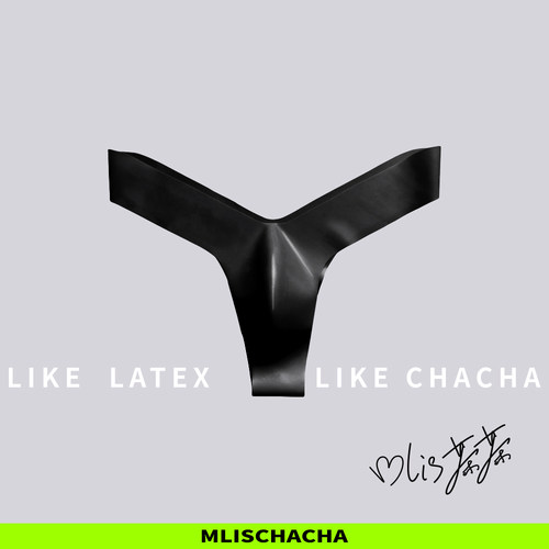 MLISCHACHA-mlis茶茶乳胶男款3D立体丁字内裤一片式无痕
