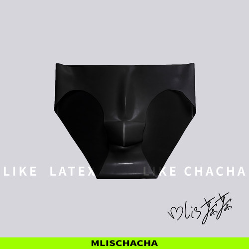 胶研所MLISCHACHA-mlis茶茶乳胶男款3D立体内裤一片式无痕