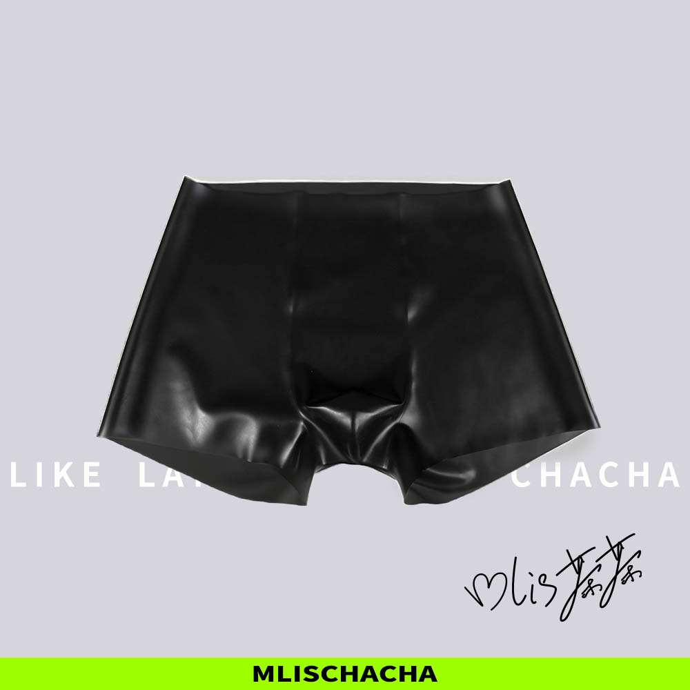 胶研所MLISCHACHA-mlis茶茶乳胶男款3D立体平角内裤一片式无痕