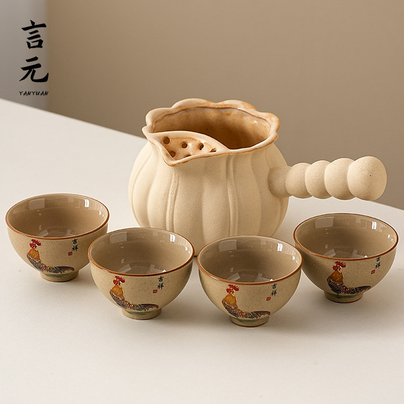 2025新款高端围炉煮茶壶烤奶茶陶罐可明火专用壶网红一套器具全套,餐饮具,茶壶,淘宝优惠券,粉丝福利购,淘宝优惠卷