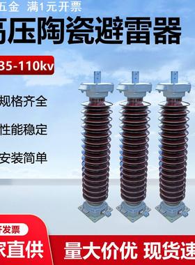35-110kv陶瓷外套金属氧化锌避雷器Y5WZ-51/134102/260电站户外