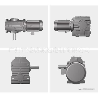 江苏国茂减速电机GS47/GSAF47/GS49/GSAF49蜗轮蜗杆斜齿轮变速机