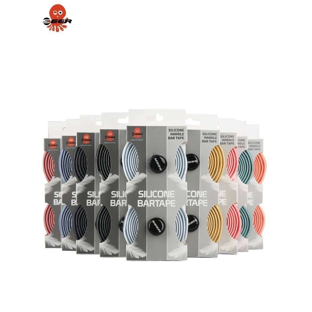 SEER章鱼自行车把带公路车单车手把带车木乃伊把带缠带车把绑带白