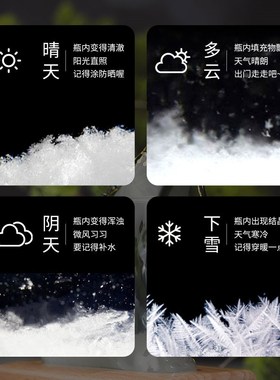 大英博物馆天气风暴瓶安德t森猫桌面摆件情绪稳定装饰摆件节日礼