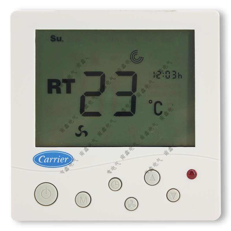 carrier开利中央水空调液晶三速温控器开关TMS910SA盘管新疆包邮