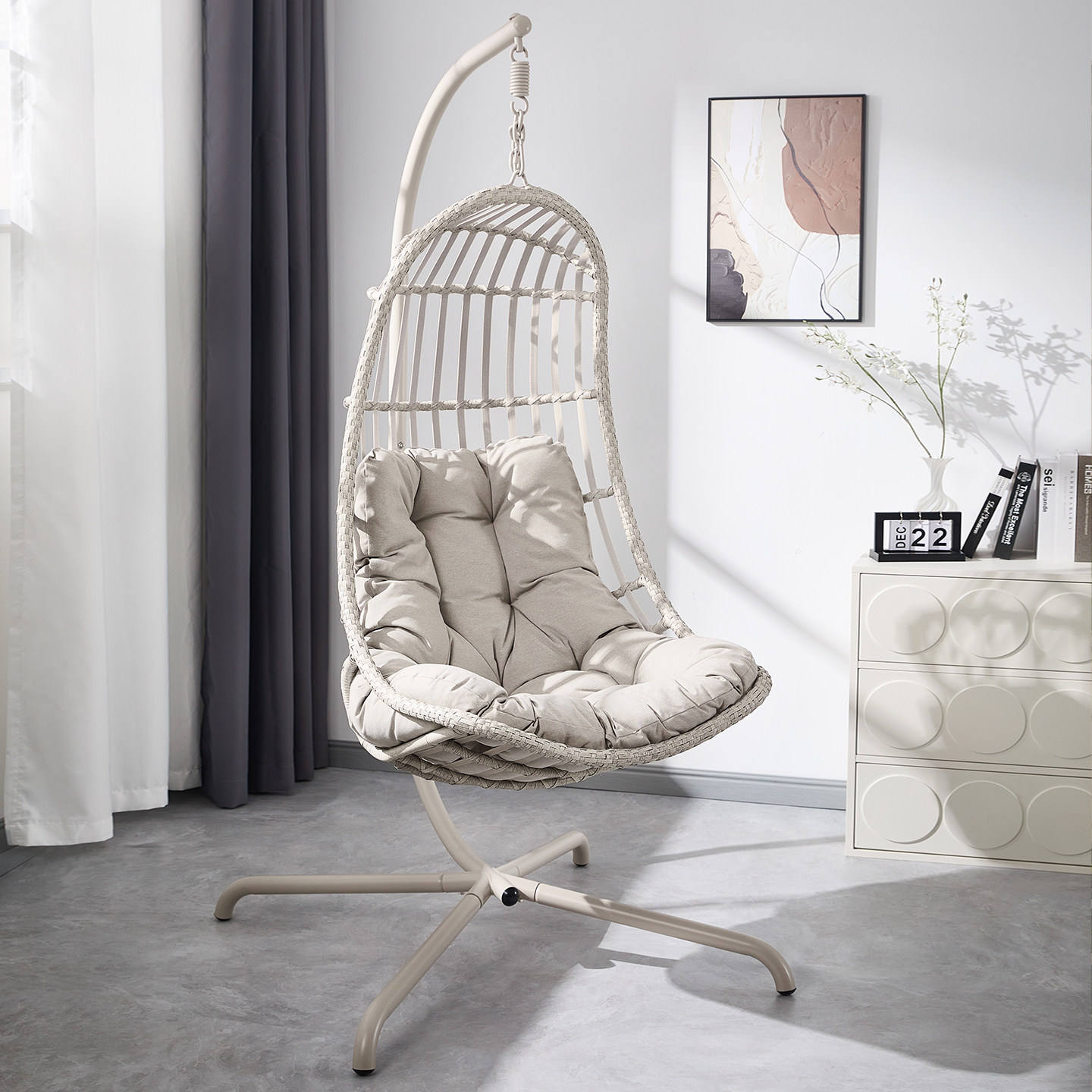 吊篮秋千阳台户外庭院藤编吊椅室内秋千家用休闲网红懒人沙发摇椅