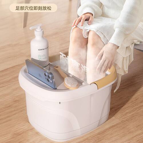 泡脚桶过小腿家用保温按摩桶足浴