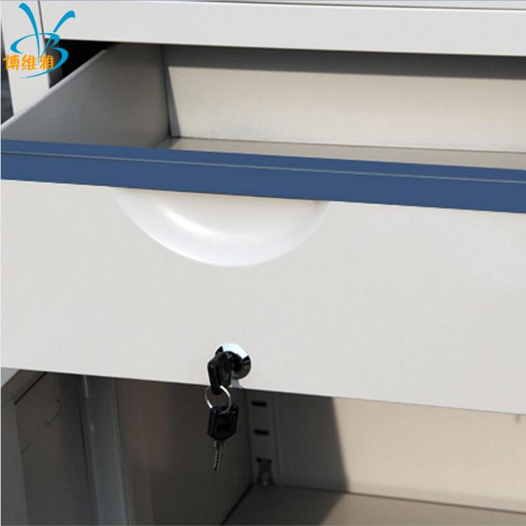 1.2/1.4米铁皮BWY-7000办公桌厂家钢工制脑桌员办电公桌铁皮写字