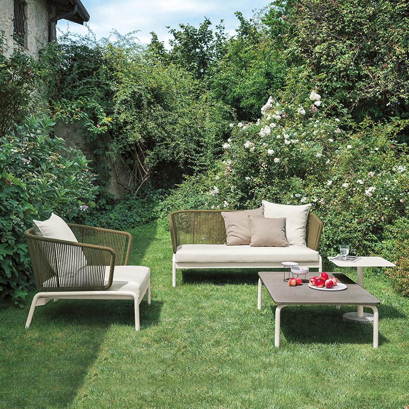 户外编藤简具沙08-08发组合跨境现代花约室外园藤编家休闲庭院藤