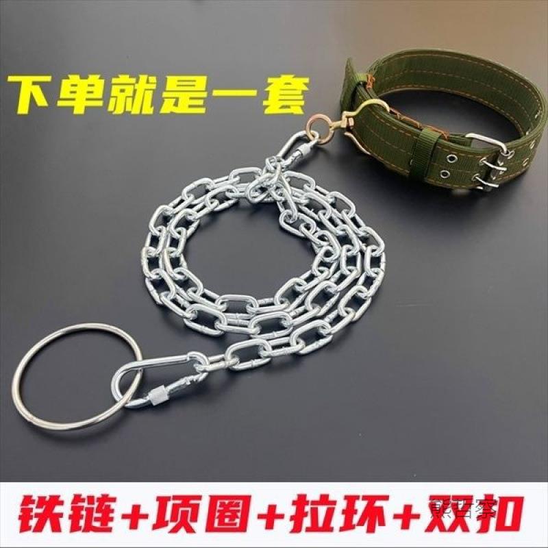防咬牵狗引绳加长防锈拴狗558狗链条狗链子狗项圈狗铁链狗狗牵引