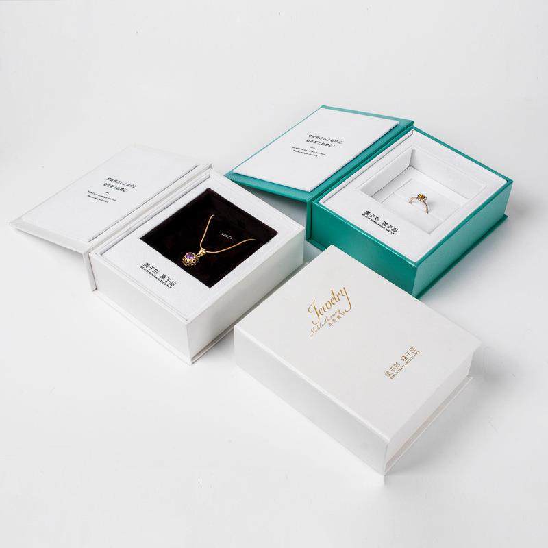 首饰盒书型包装盒子吊坠饰品盒耳钉盒耳环盒求婚戒指盒现货