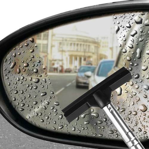 汽车后视镜伸缩款刮水器去污去污后视镜倒车镜刮水器可伸缩雨刮器