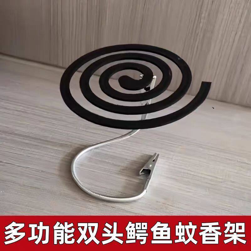 简约双头便签夹立式卡片夹可爱照片夹标签夹立式鳄鱼夹支架蚊香夹