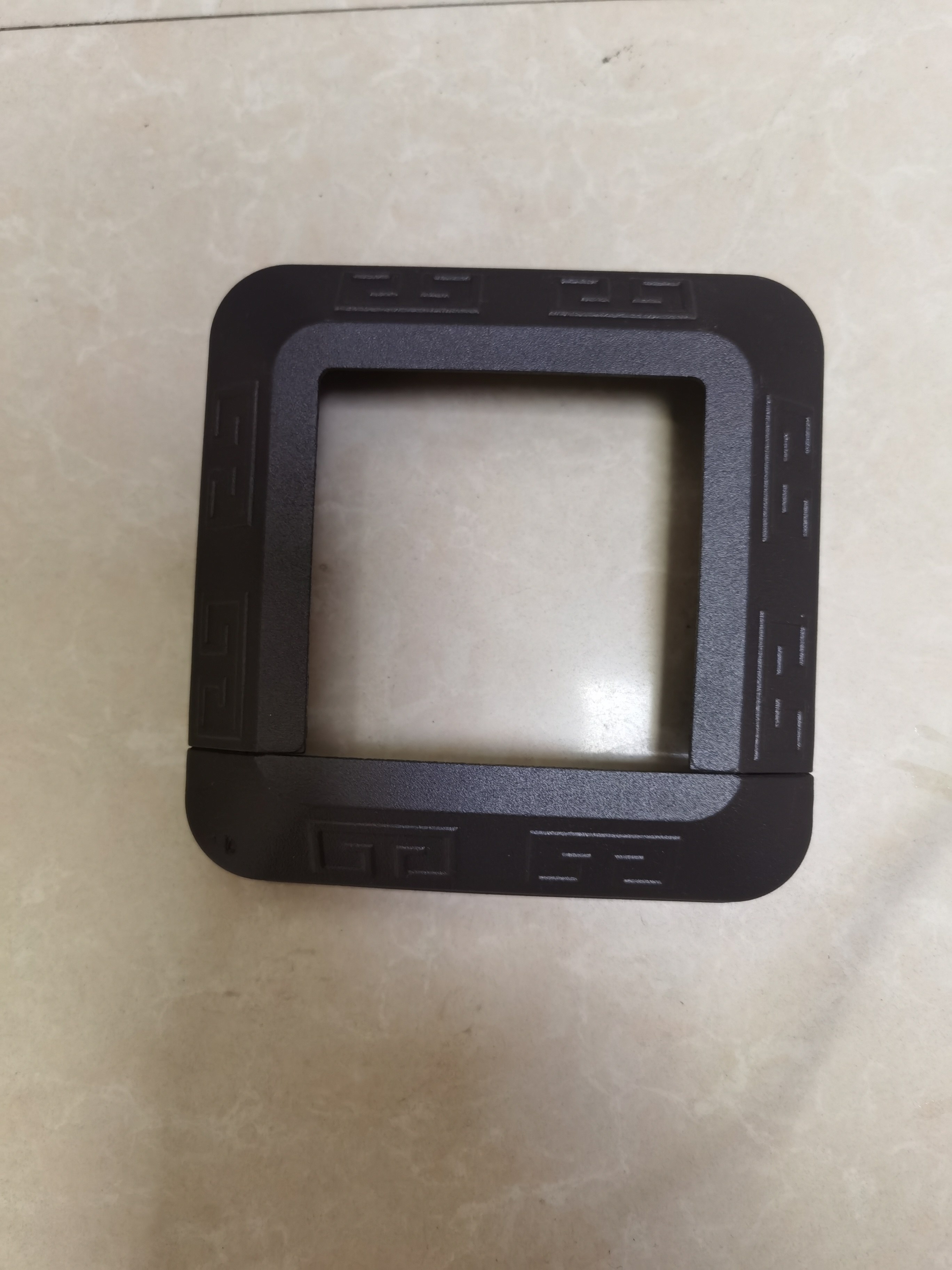 阳光房立柱装饰盖立柱脚盖护栏铝合金方管分体底坐方管盖帽封口盖