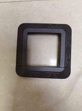 阳光房立柱装饰盖立柱脚盖护栏铝合金方管分体底坐方管盖帽封口盖