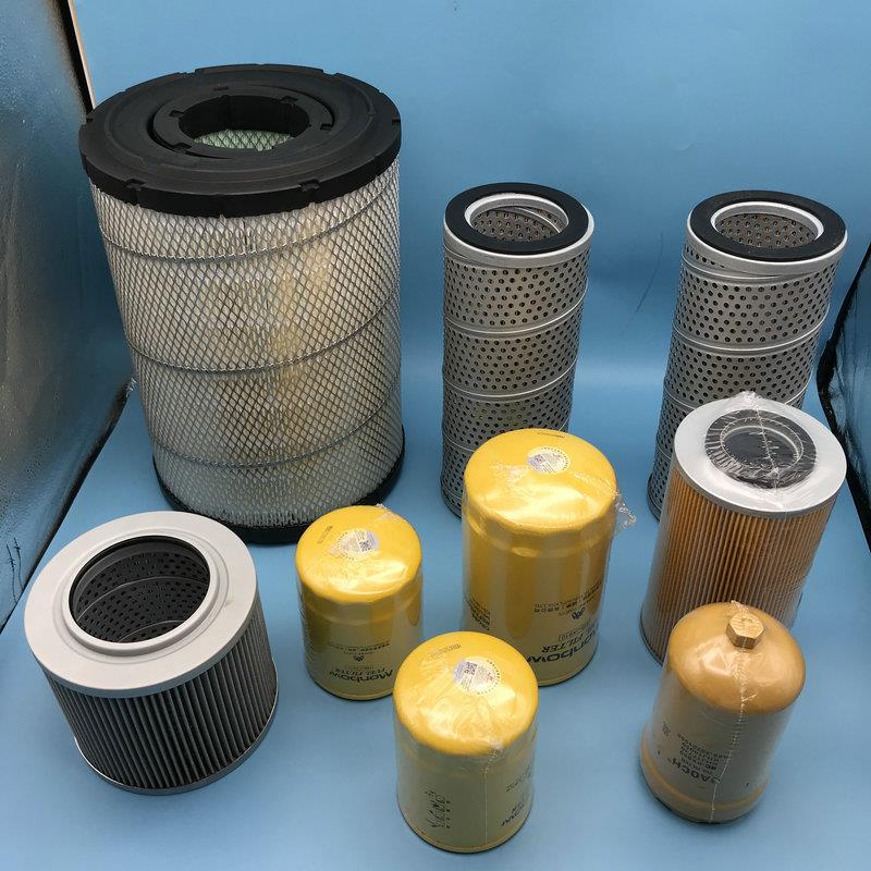 加藤HD挖掘机820R/1023R机油格柴油空气滤芯管路液压进油回油滤芯