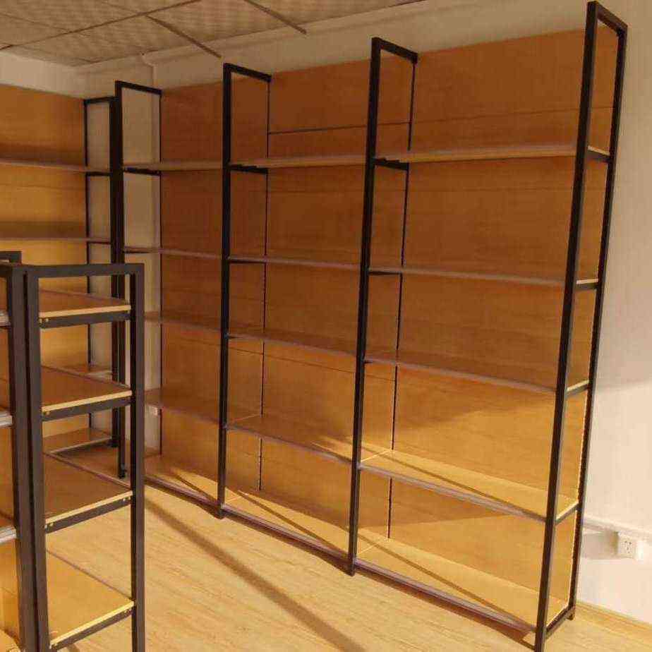 四柱超市货架新款木纹转印展示架多层中货柜母婴子岛置物架便利店