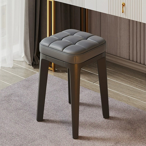 化妆椅子女生卧室梳妆台椅子轻奢美甲椅简约现代餐桌凳家用软包椅