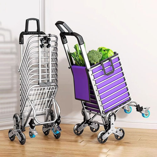 购物车小推车网红拉货轻便拖车爬楼家用拉杆老人小拉车买菜