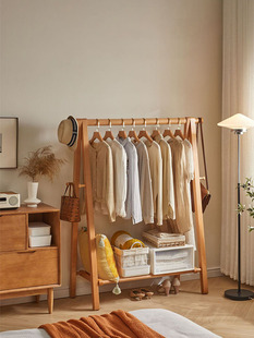 酒店落地挂衣架卧室家用衣架房间简易衣帽架衣服收纳置物架晾衣架