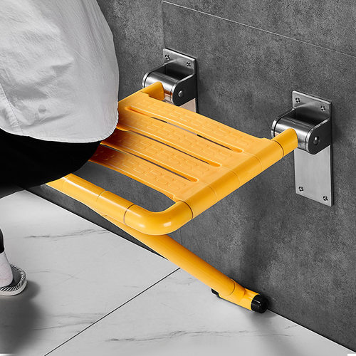 浴室折叠座椅淋浴凳壁凳沐浴墙凳老人卫生间防滑坐凳折叠换鞋凳子
