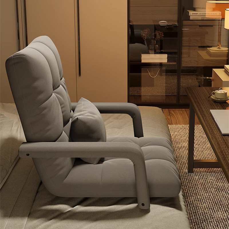 床上靠背椅单人折叠椅子学生宿舍榻榻米家用飘窗可躺可睡懒人沙发