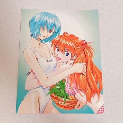 日谷EVA新世纪福音战士贞本义行凌波丽明日香原画明信片周边谷子