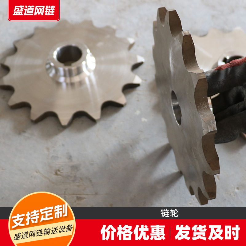 工业链轮齿轮45号钢传动链轮厂家定制大节距机械轴承双Y排链轮齿