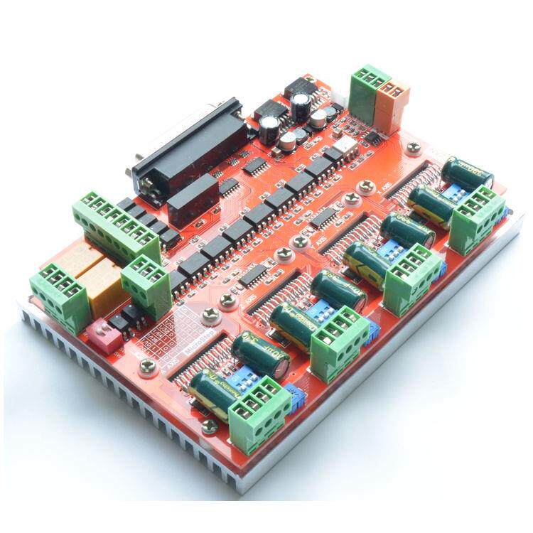 NV872T4 4轴步进电机驱动器 雕刻机驱动板 MACH3 驱动板 控制卡