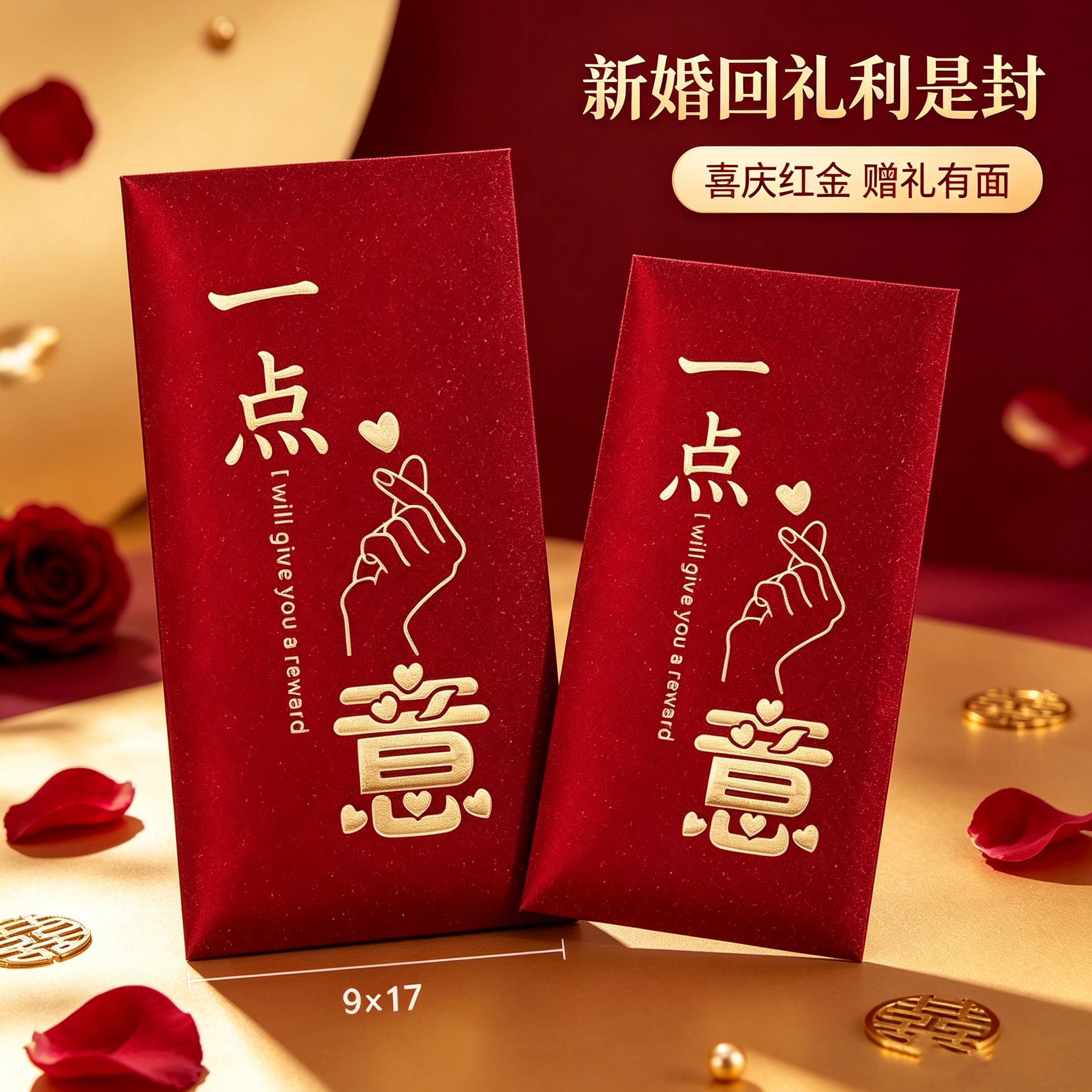 一点心意高档大号利是封