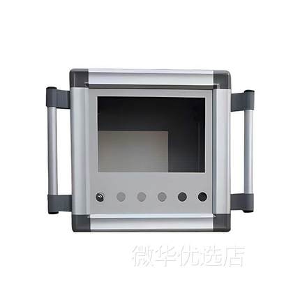 悬臂控制箱7寸10寸触摸屏铝合金旋转支架电控箱机床吊臂箱定制