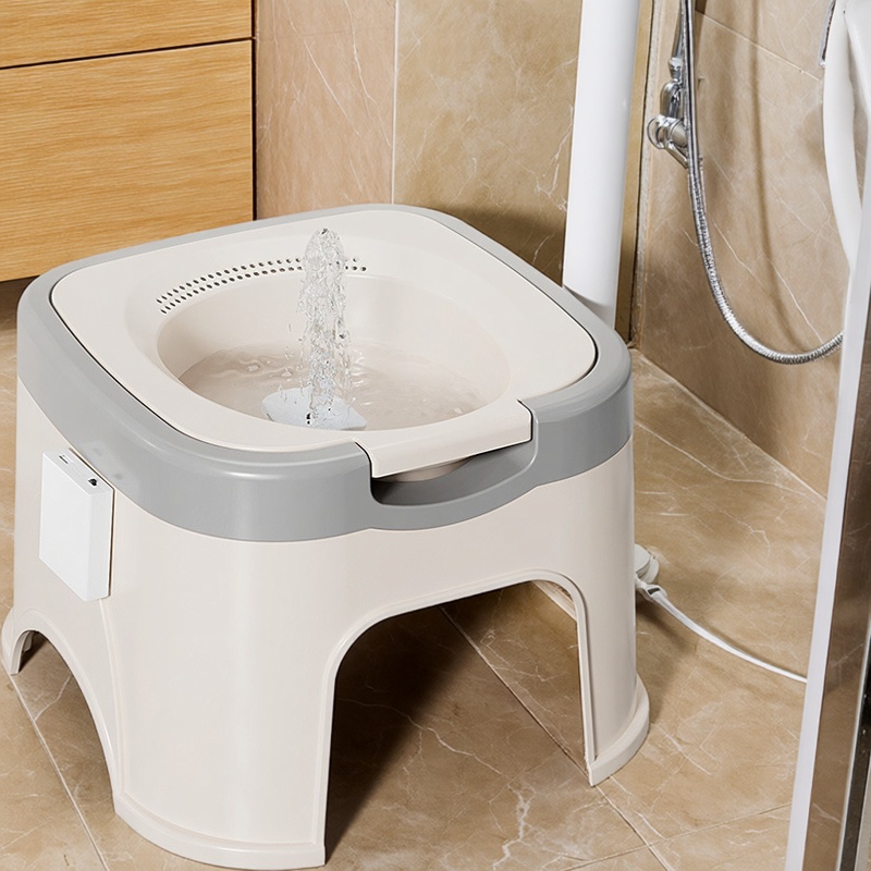 带凳子免蹲白色盆痔疮洗pp