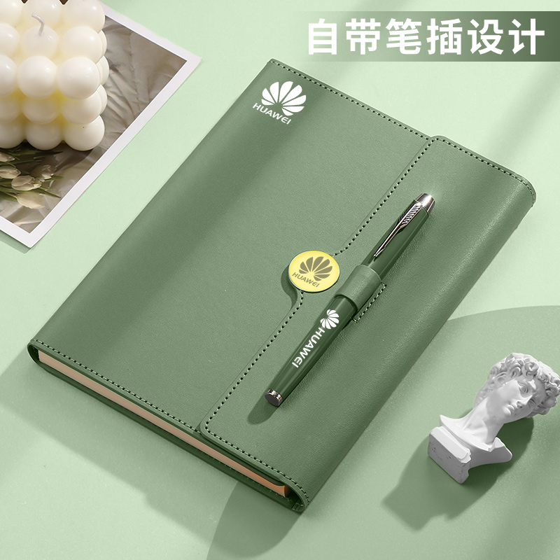 定制笔记本礼盒套装高颜值本子和笔商务高级感刻字定做公司礼物可