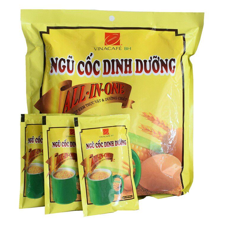 包邮 越南 即冲即饮 早餐饮品 威拿速溶五谷玉米麦片500g/袋