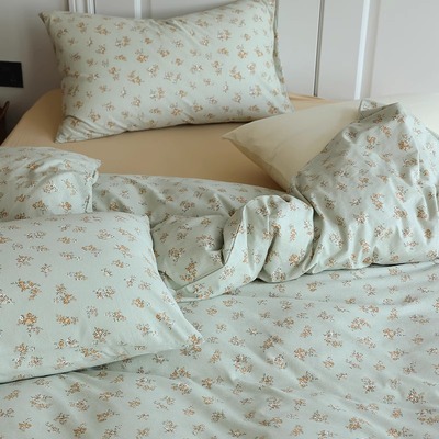 床上四件套纯棉全棉2025新款长绒棉床品被套四季通用床单定制床笠