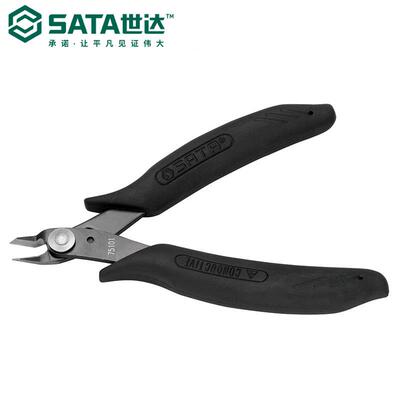SATA世达75101 75102-75103防静电手柄斜口钳斜嘴钳剪钳剪线钳偏
