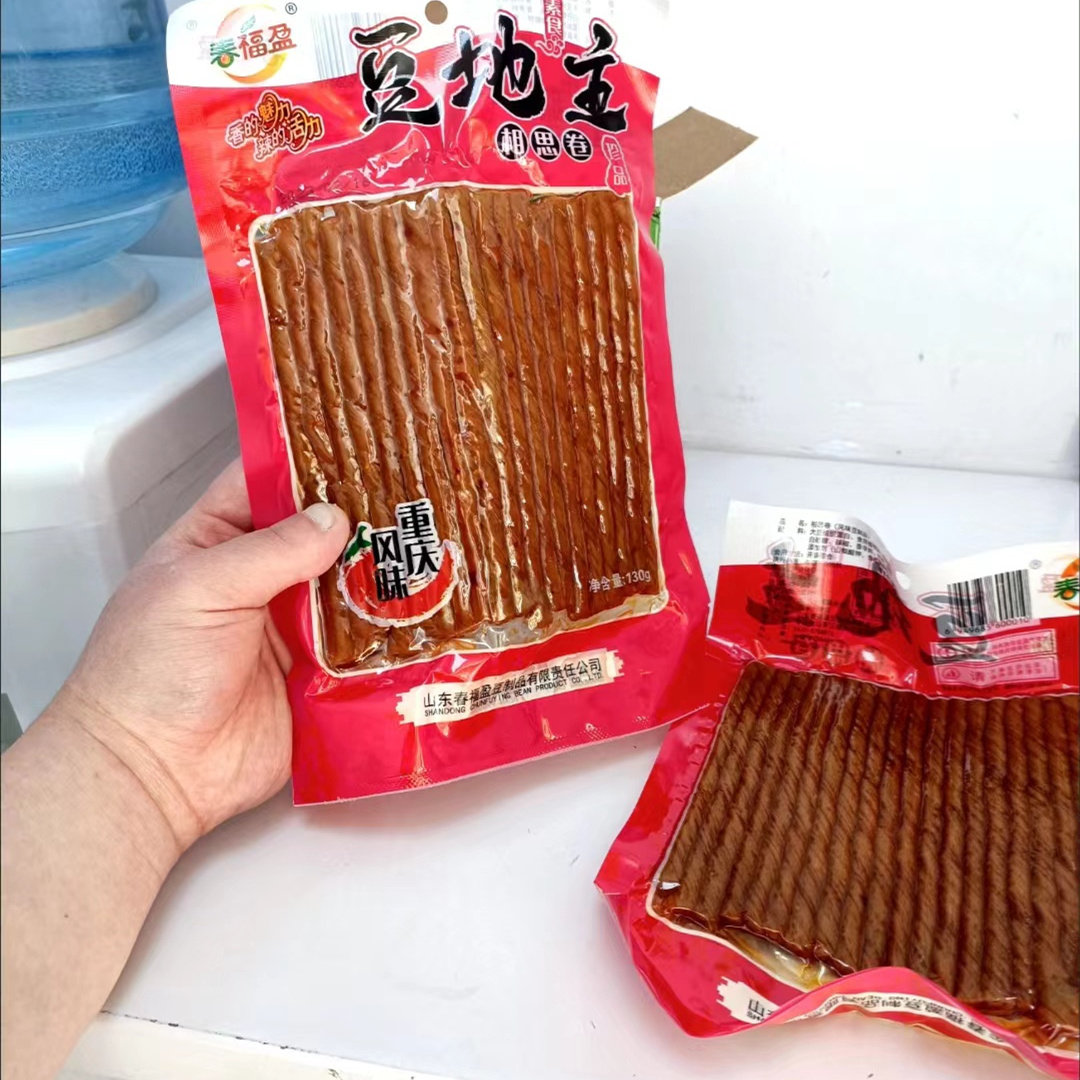 【抢】春福盈相思卷辣条酒鬼豆干豆卷豆皮香辣零食豆制品网