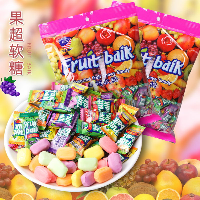马来西亚进口ADM水果糖果超软糖果汁软糖VITORY见老阴正夫观