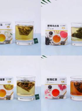 夕下青野茉莉花茶蜜桃乌龙金桂乌龙玫瑰红茶0糖 0脂0热量养生养颜