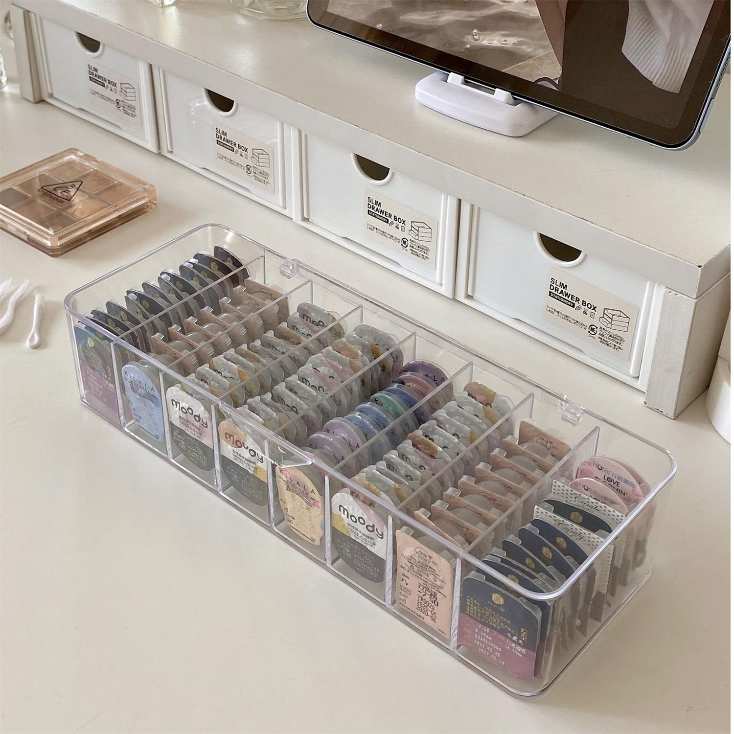 美瞳收纳盒日抛隐形眼镜柜